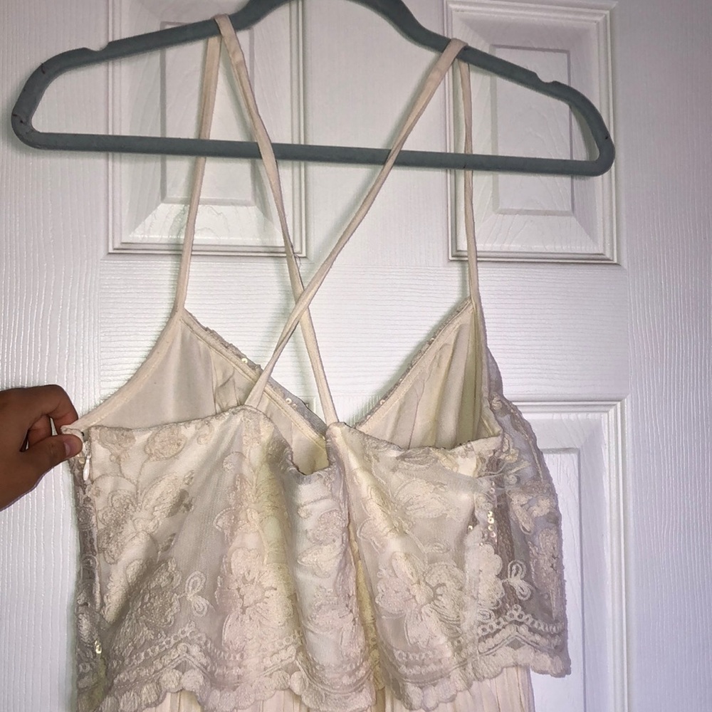 Beautiful Cream Colored Dress - Picture 2 of 2